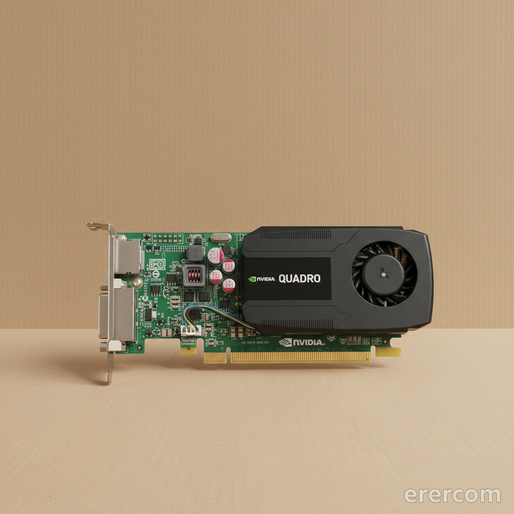 VGA Card Nvidia Quadro K600 1GB DDR3 128 Bit – Low Profile Mini PC + Bonus Converter VGA