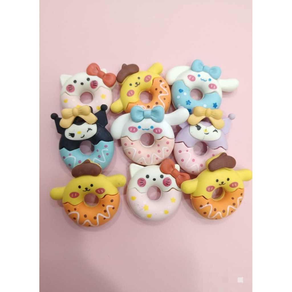 PENGHAPUS MINI DONAT LUCU/KARAKTER