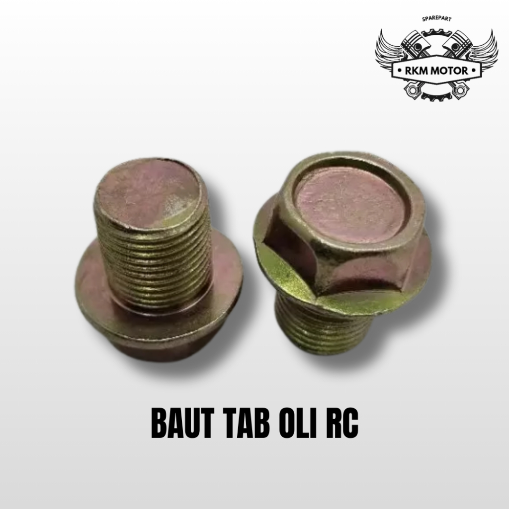 Baut Tab Oli Rc 100 k19 Halus Baut Tab Tutup Oli Pembuangan Mesin Bawah Suzuki Rc 100 K19 Drat Halus