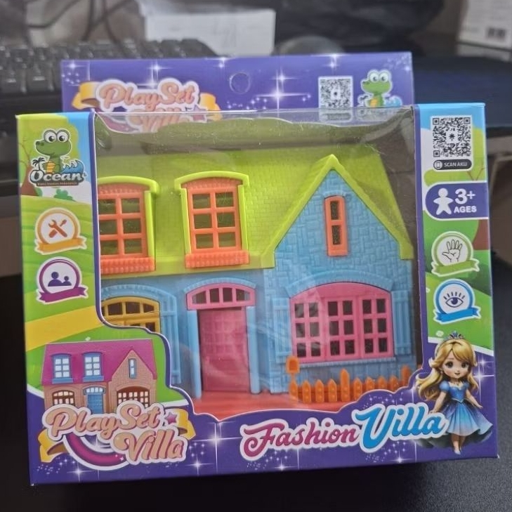 Mainan Anak Rumah Rumahan Villa Set Sofa/ Play Villa Set