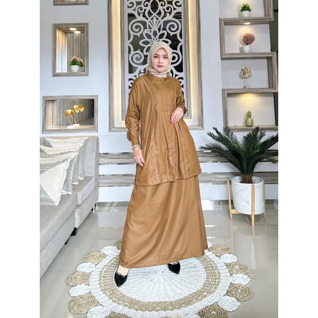 baju pns pemda set rok toyobo model bis