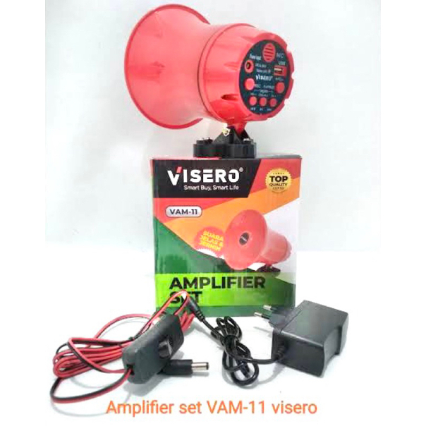 SPEAKER MINI TOA VISERO VAM 11 AMPLIFIER SET USB / REKAM SUARA JERNIH VISERO VAM-11