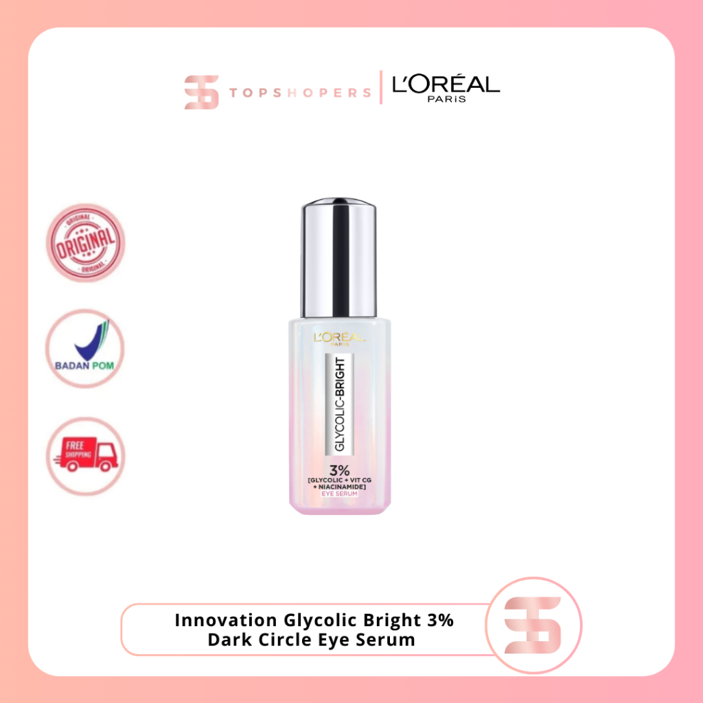 Loreal Paris Innovation Glycolic Bright 3% Dark Circle Eye Serum