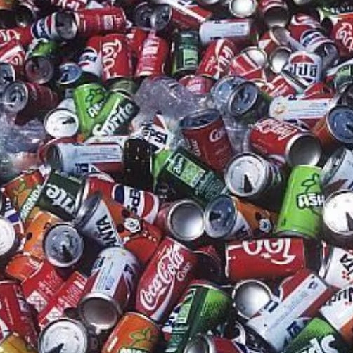 Kaleng bekas minuman Bahan Alumunium untuk kerajinan tangan