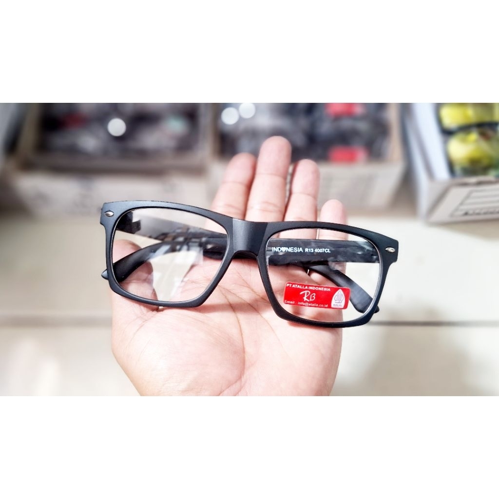 RB407 obral kacamata bening  kacamata hitam pria kacamata kekinian kacamata kotak