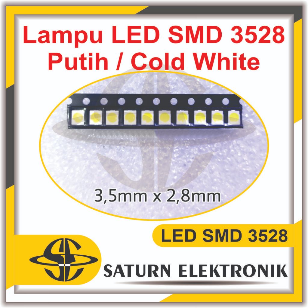 SMD Chip LED 3528 Wram White 2800-3000K 3.0-3.3V