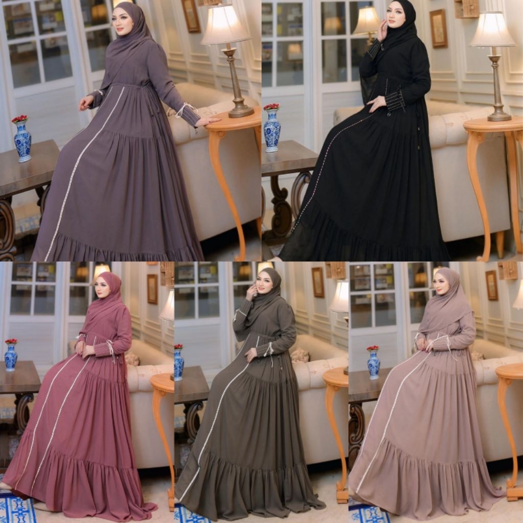 JAMILA / ARKANA series BY.  YODIZEIN SYARI INDONESIA / GAMIS SET TERBARU HIJAB