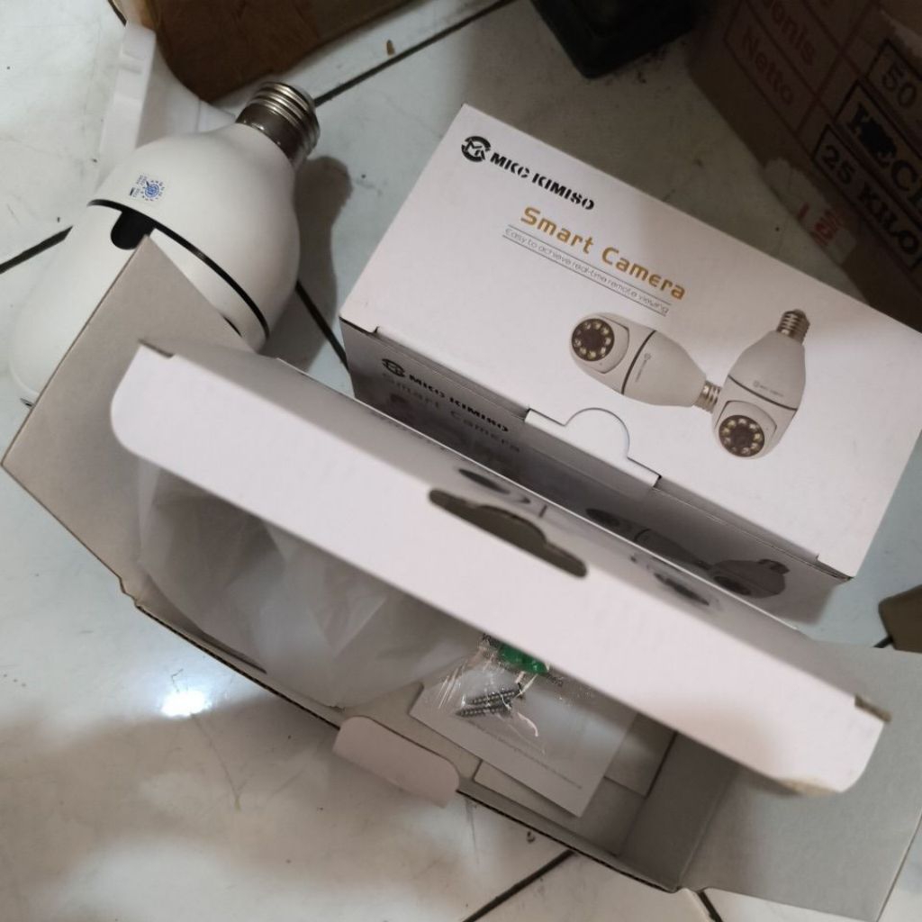 cctv wifi mkc kimiso ipc-V380-E27 bola lampu