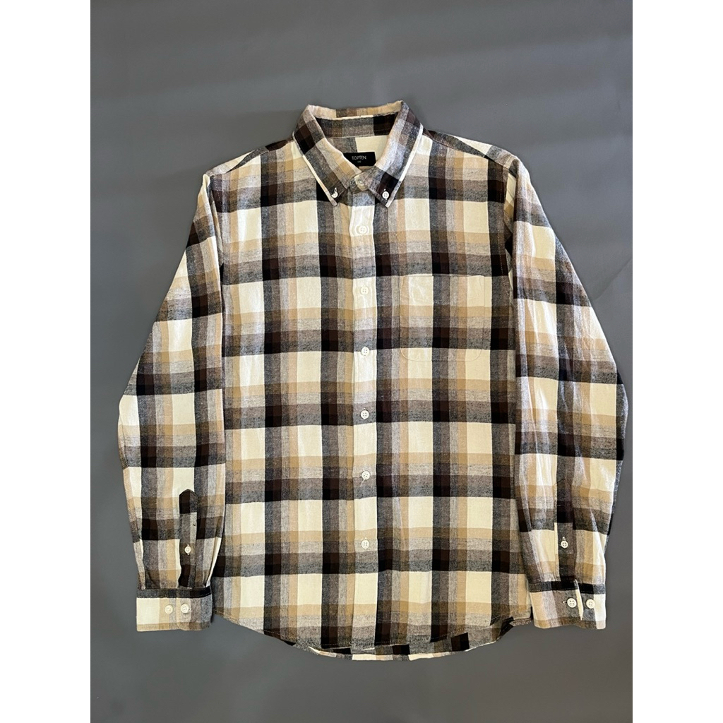 kemeja flanel TOPTEN size M
