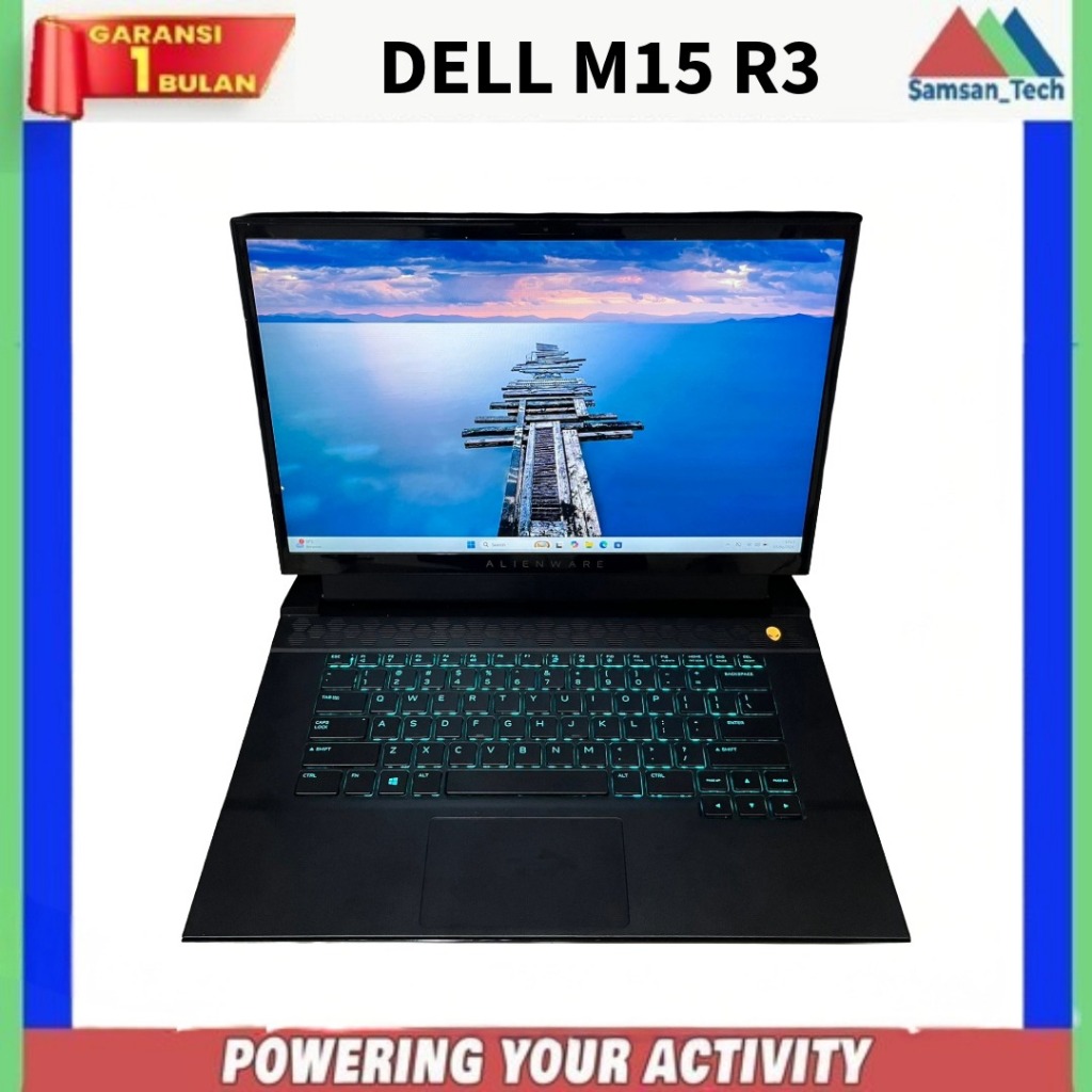 Laptop Gaming Dell Alienware  M15 R3 VGA Geforce RTX 2060 RAM 16GB SSD 512GB