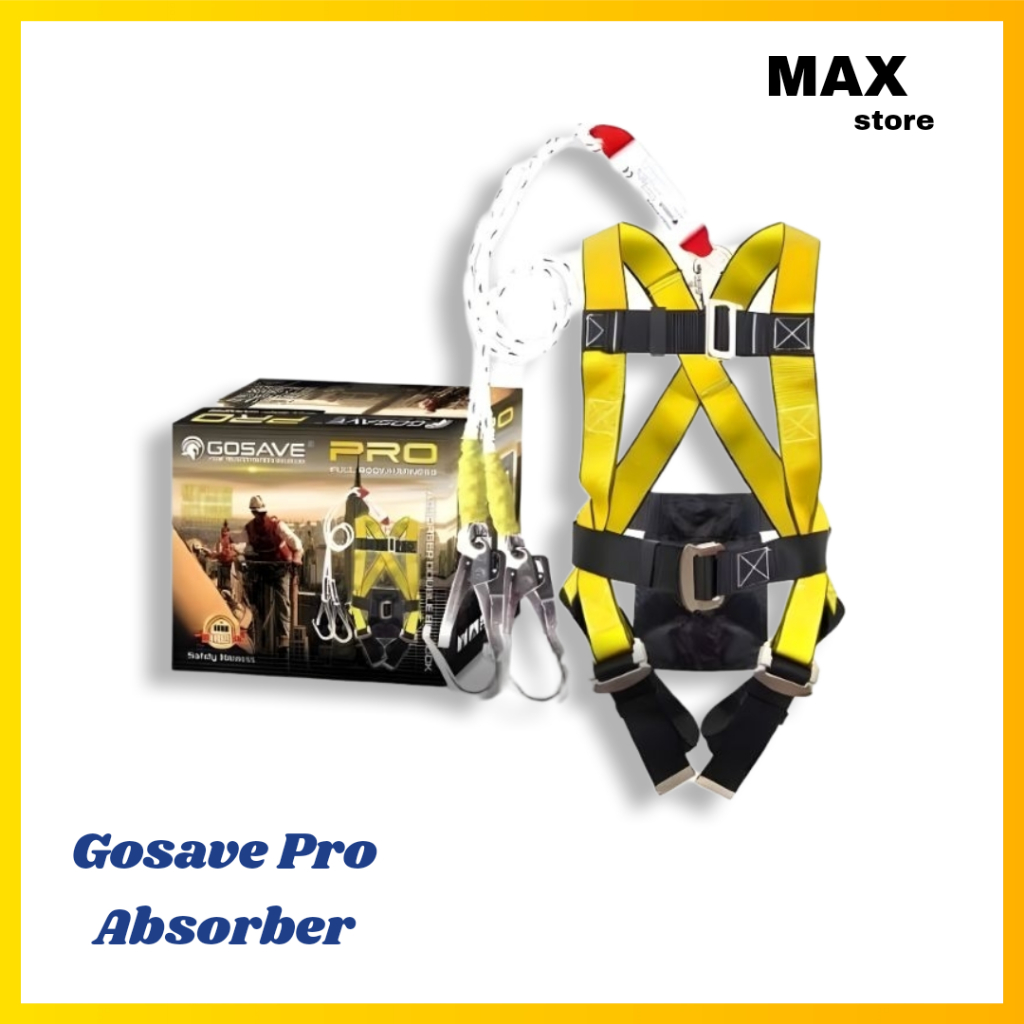 Full Body Harness Safety Double Hook Absorber Gosave PRO/ Full body harnes ori Gosave