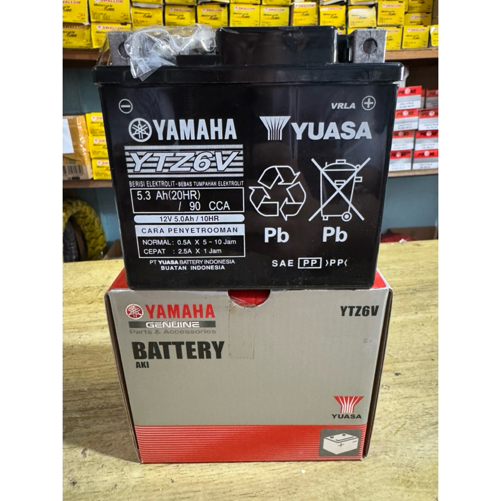 BN1-H2100-00 Aki Kering YTZ6V NmaxNew/AeroxNew 100%Original