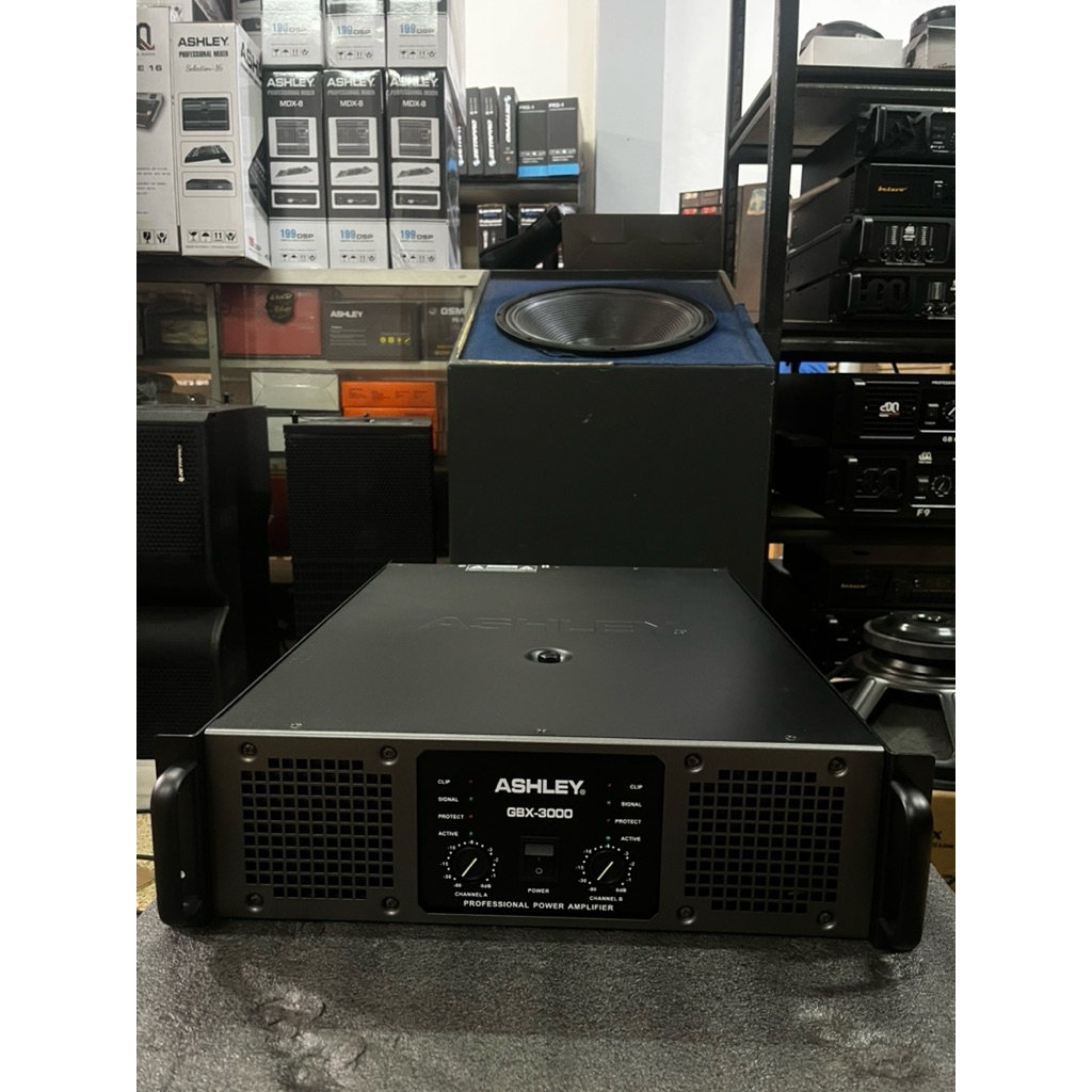 POWER AMPLIFIER ASHLEY GBX-3000 GB CLASS 2000 WATT ORIGINAL NEW