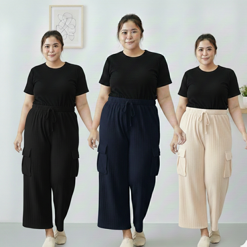 RS - CELANA KULOT KNIT HORNET CARGO PREMIUM CARGO PANTS KNIT HORNET | CARGO KNIT HORNET