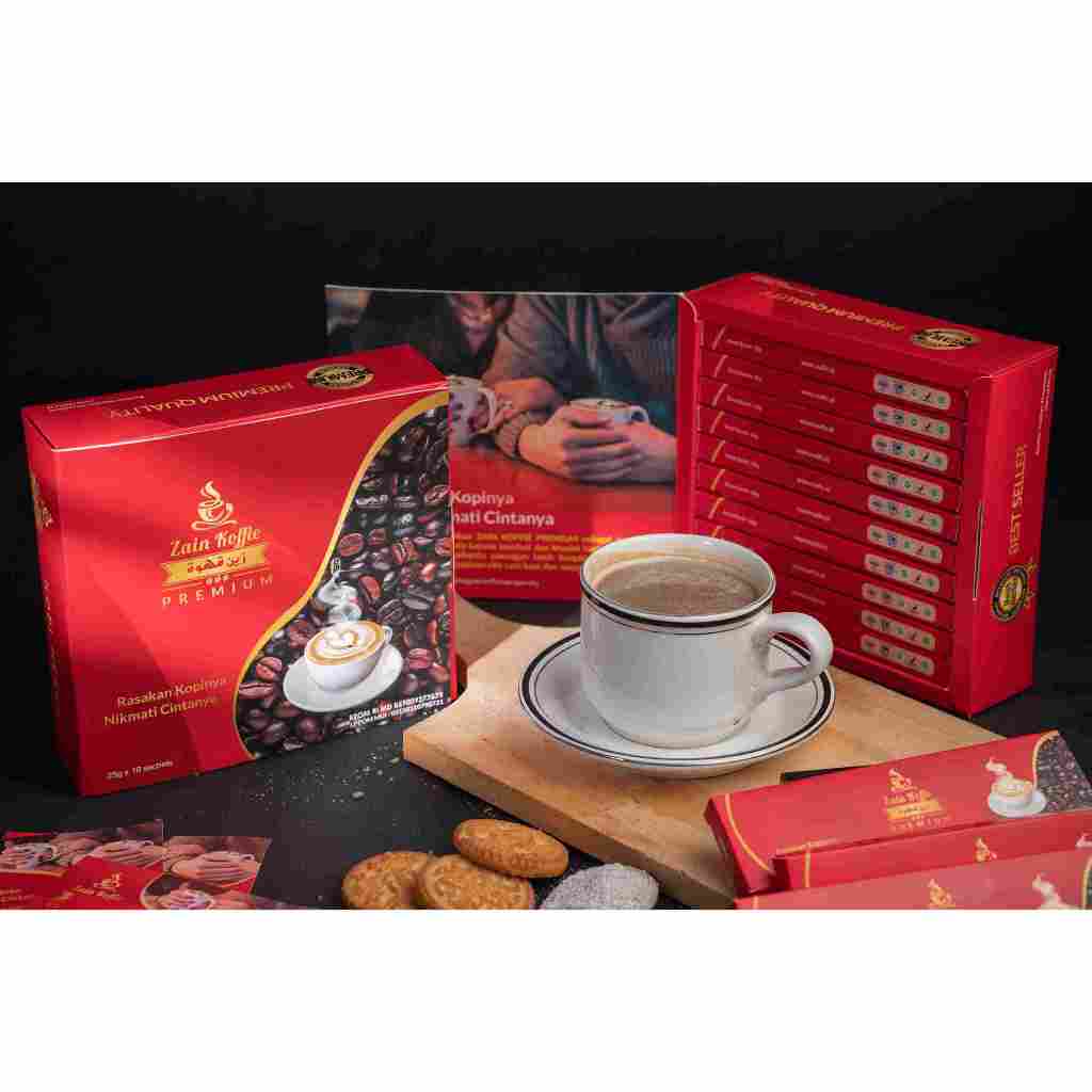 ZAIN KOFFIE Box isi 10 Sachet, 1 Sachet untuk 2 kali minum. Exp Maret 2028