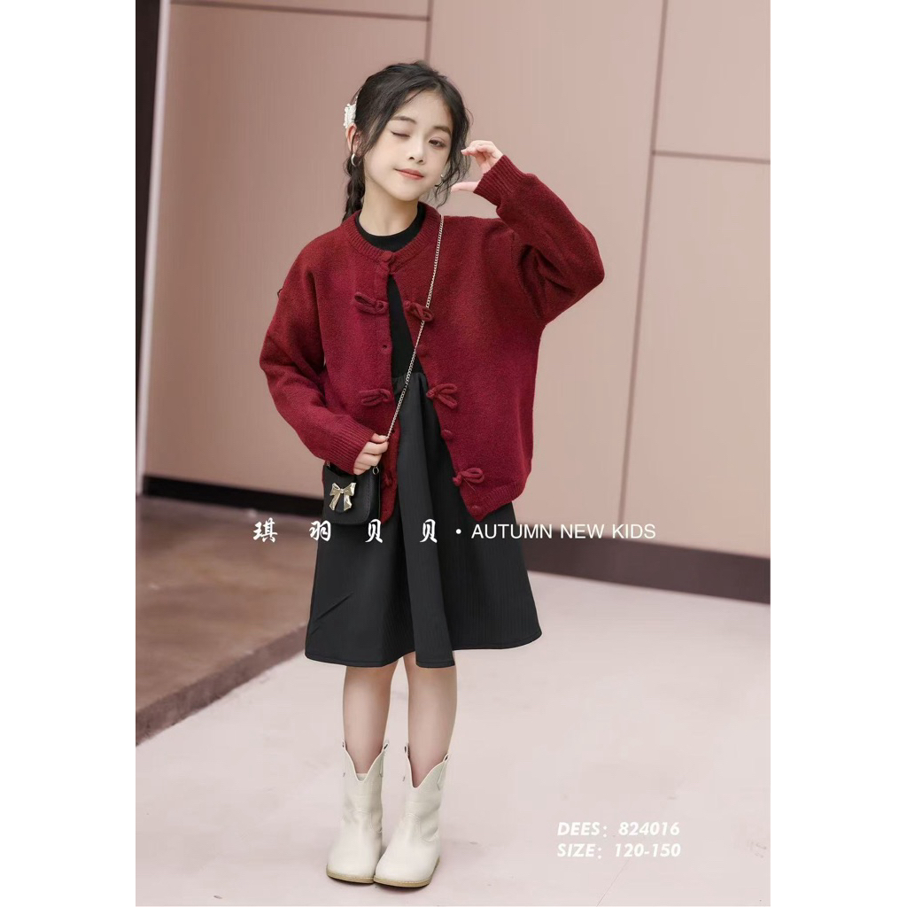 DRES 2in1 ANAK PEREMPUAN/DRES ANAK ROMPI RAJUT