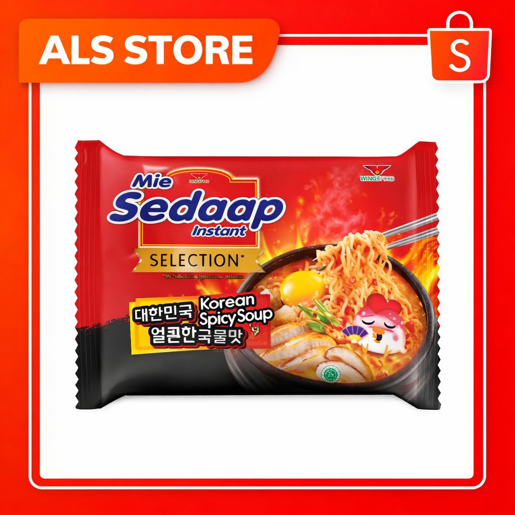 Sedaap Mie Instan Korean Spicy Soup 77gr