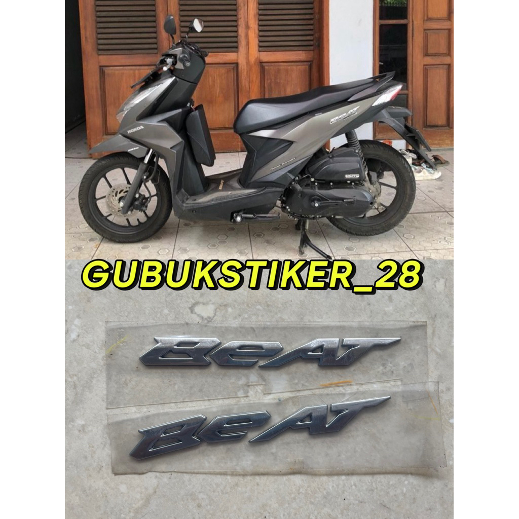 EMBLEM BEAT DELUXE SILVER ORIGINAL 2020-2024 AKHIR