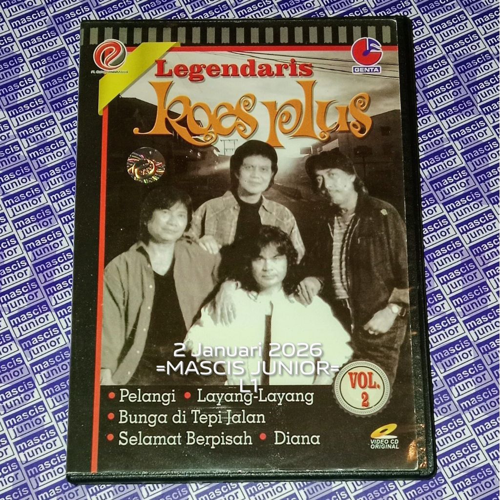 VCD Koes Plus - Legendaris Vol. 2 V CD Original