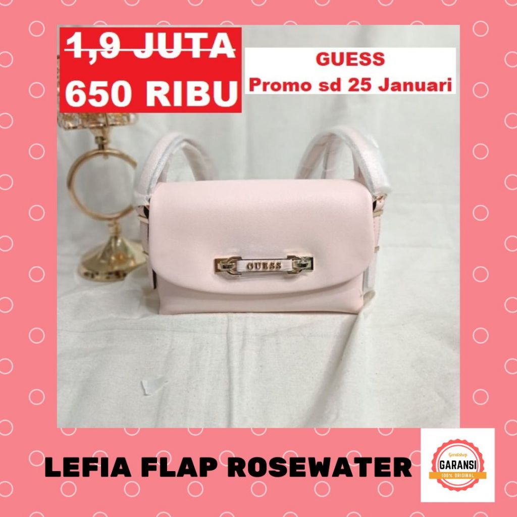 Tas Guess seri LEFIA FLAP shoulder bag 100% Original Store