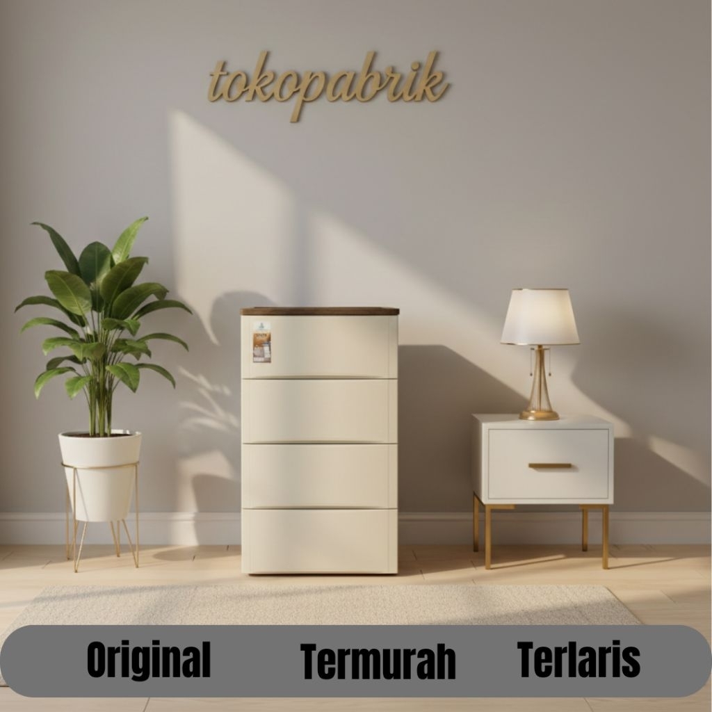 Olymplast ODC 5 Susun Laci Penyimpanan Luas dan Anti Rayap