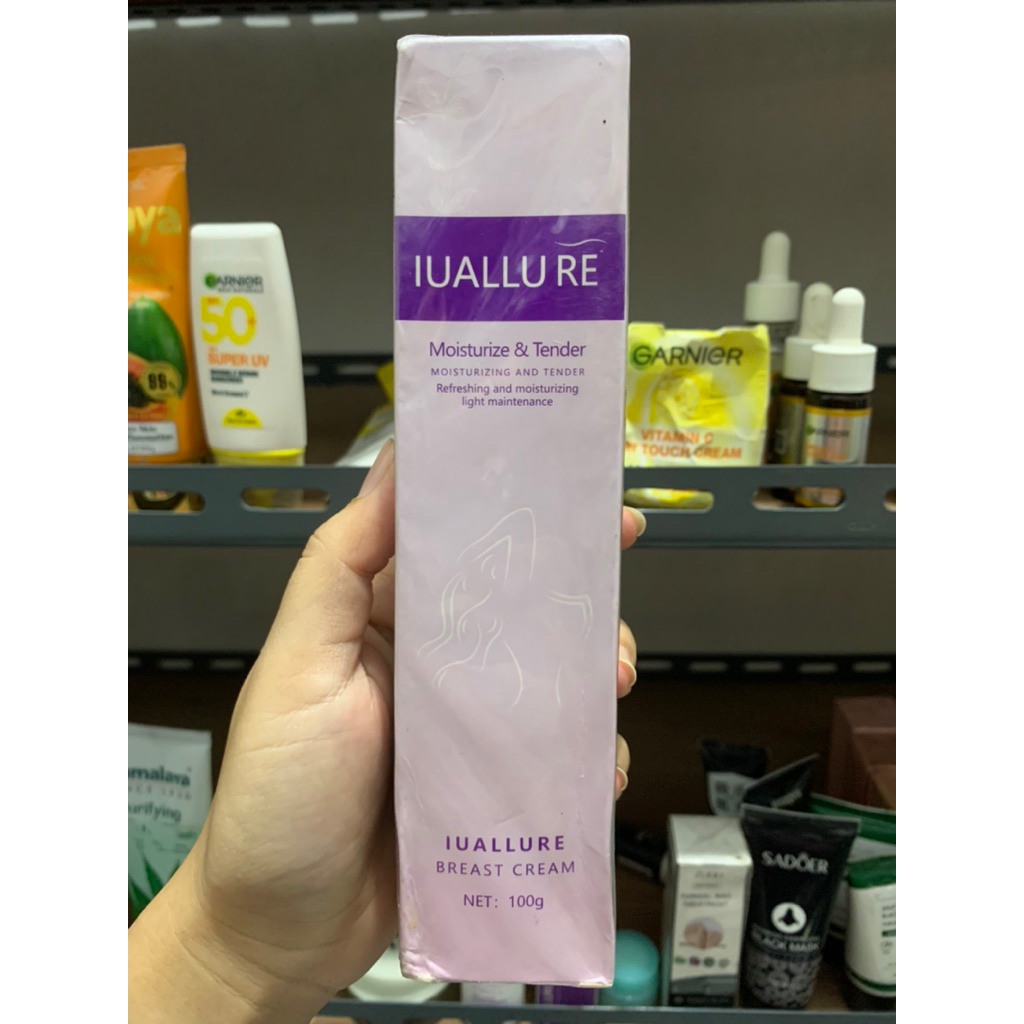 Perawataan Payudara (exp06.27) Iuallure Lembab dan Kencang Cream Payudara 100gr