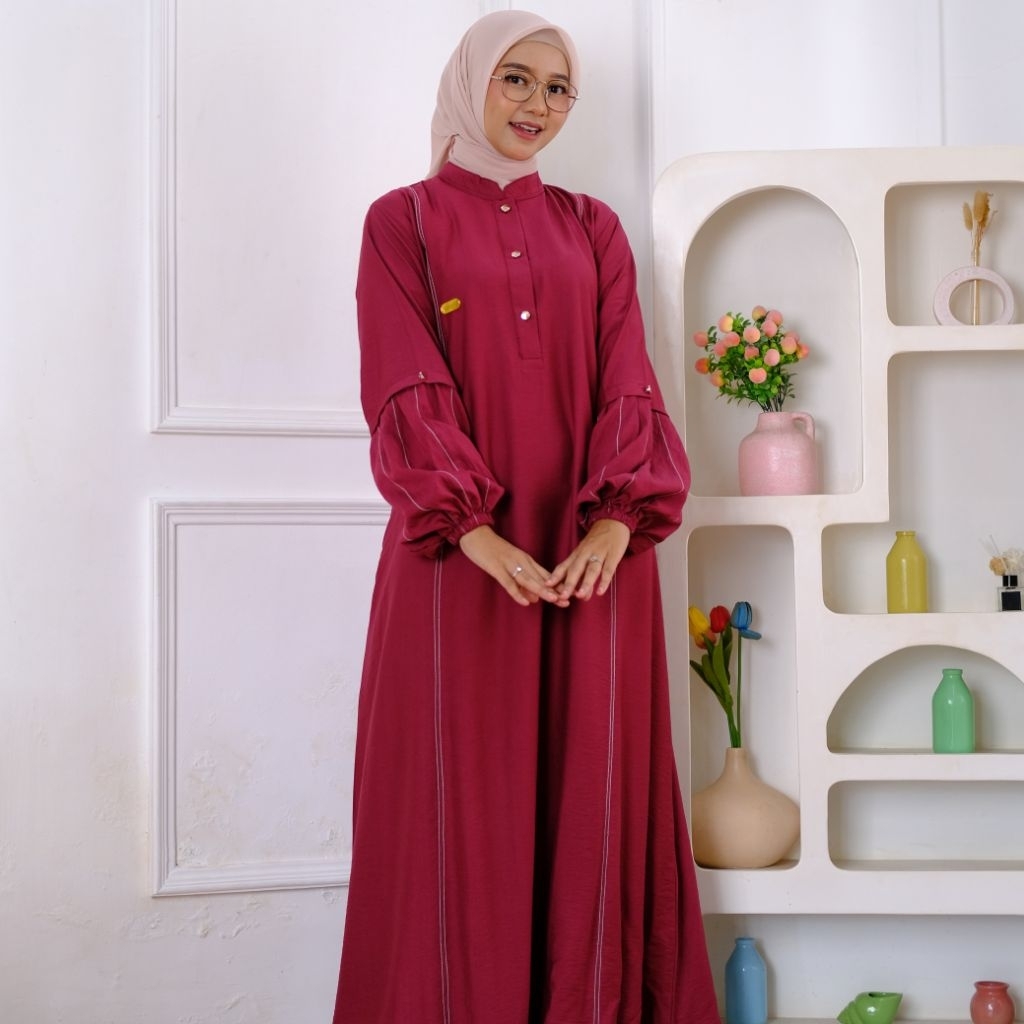 Gamis KHADIJAH KOPEL KOKO//bb 45 sampai 95 kg