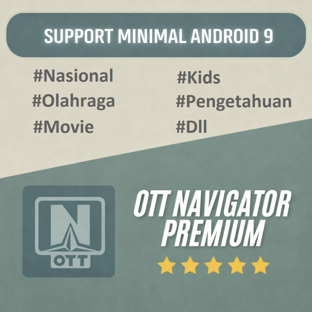 OTT NAVIGATOR DAN PLAYLIST PREMIUM