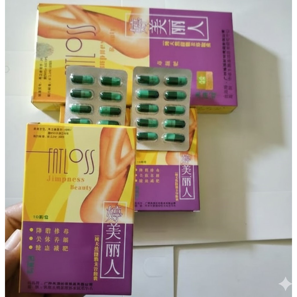 Fatloss Jimpness beauty slimming super Original Obat Diet obat Pelangsing Penghancur dan membakar Le