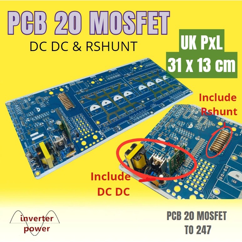 PCB frequency pure sine wave inverter pcb 12V24V36V48V60V To-247