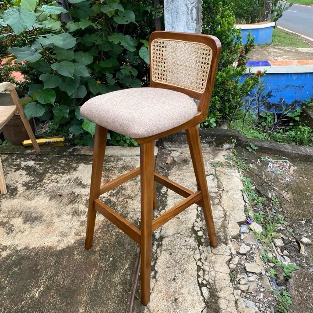 kursi cafe rotan kursi bar rotan kursi ropan rotan cafe bar minimalis