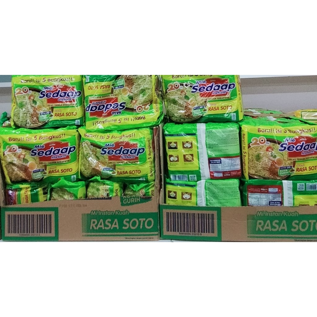 Mie sedap soto isi 5 bungkus