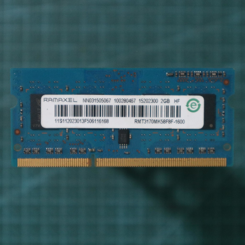 RAM Laptop DDR3L Ramaxel 2GB 1600Mhz PC3-12800 - Bekas/Copotan