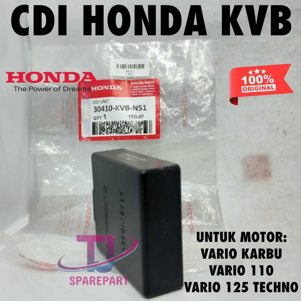 ORIGINAL ASLI CDI KODE-KVB HONDA AHM VARIO110/VARIO 125 TECHNO/VARIO KARBU BERKUALITAS ASLI 100% ORI