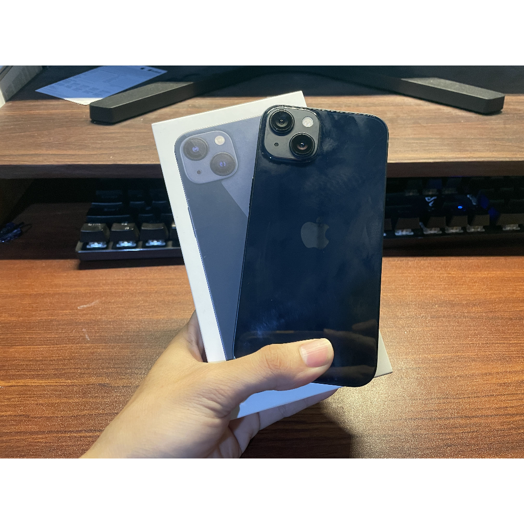 IPHONE 13 MIDNIGHT 128 GB RESMI IBOX SECOND