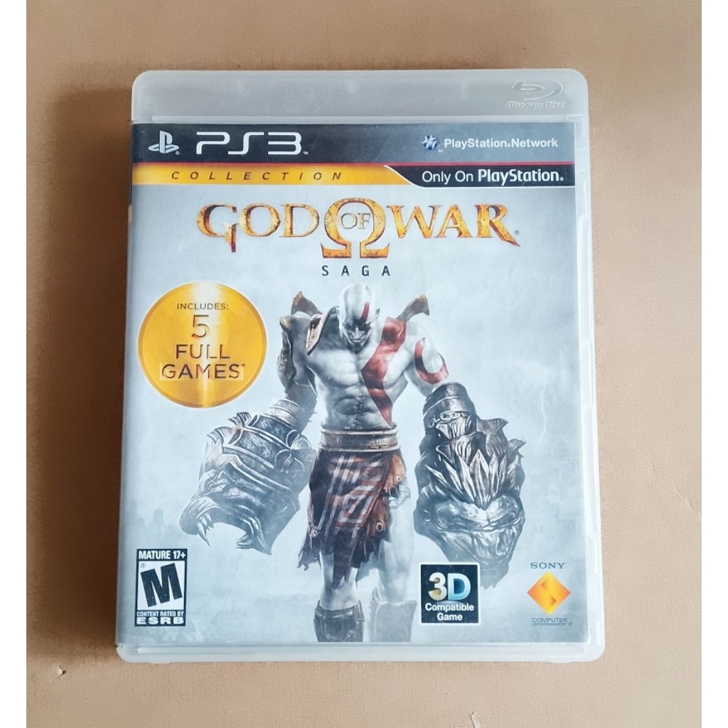 BD Kaset Game PS3 God Of War Saga Collection
