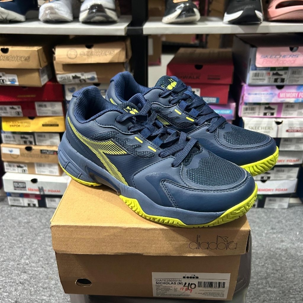 DIADORA NICHOLAS NAVY TENIS FOR MENS ORIGINAL BNIB