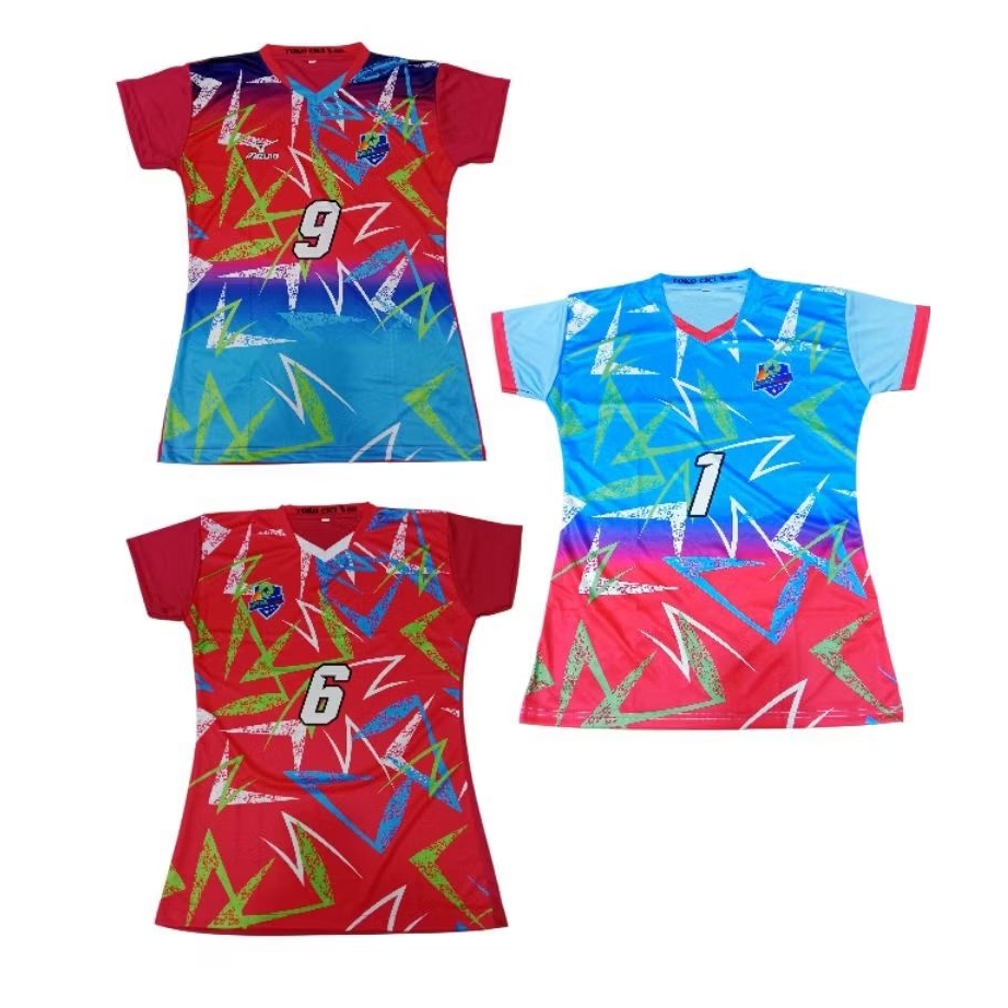 COD Jersey Voli Kaos Voli Wanita Baju Voli Printing Kaos Voli Proliga