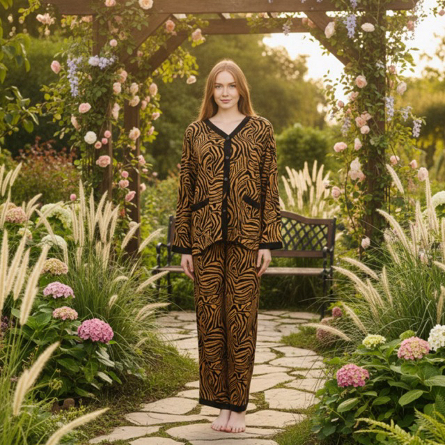 -MIKHA SET LENGAN PANJANG- Baju lengan panjang wanita | Piyama lengan panjang | Piyama rumahan panja