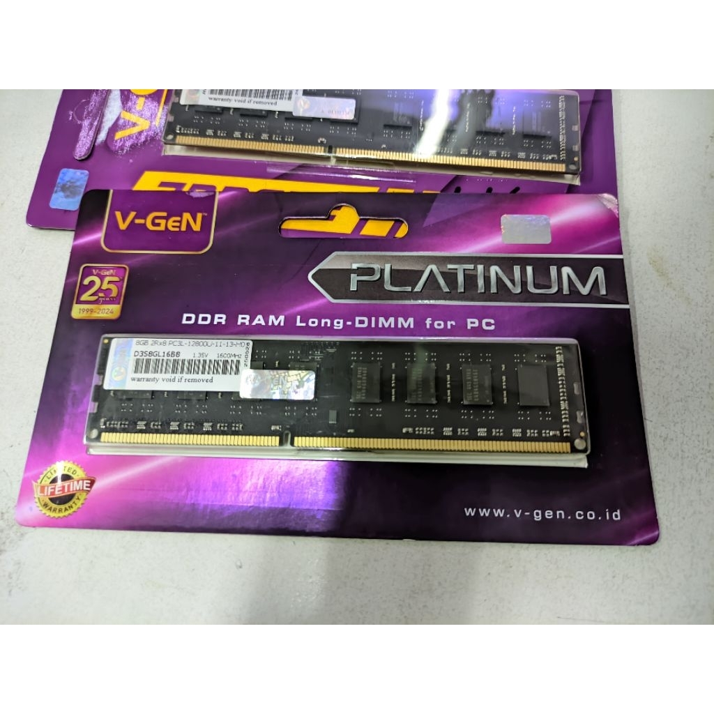 VGEN RAM DDR3L 8GB LONGDIM RAM PC VGEN PLATINUM