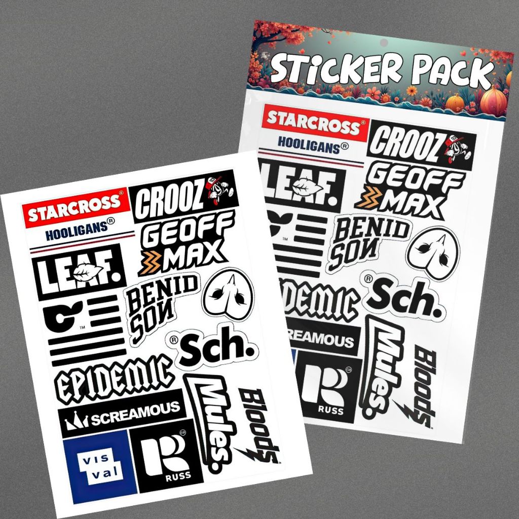 Sticker Pack Brand Lokal Aesthetic Vol.2 (15 Pcs) | Stiker Vinyl Waterproof