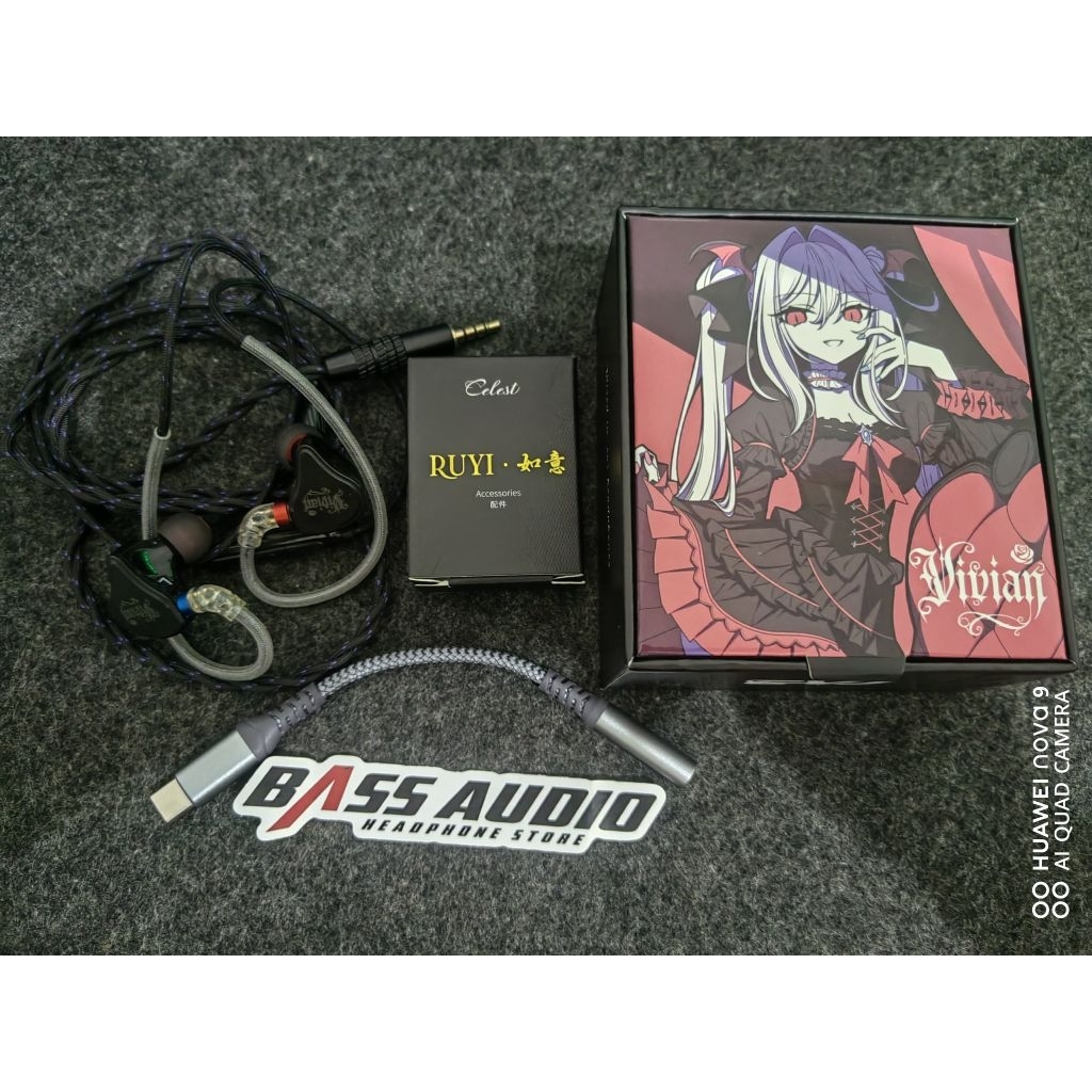 CVJ VIVIAN WITH MIC + KINERA CELEST RUYI DONGLE DAC