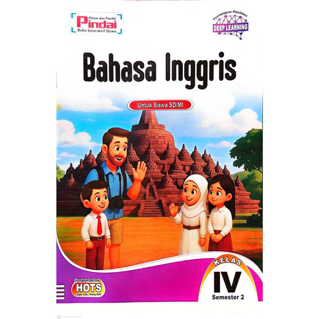 Buku LKS Bahasa Inggris kurikulum Merdeka Kelas 4 SD/MI Semester 2