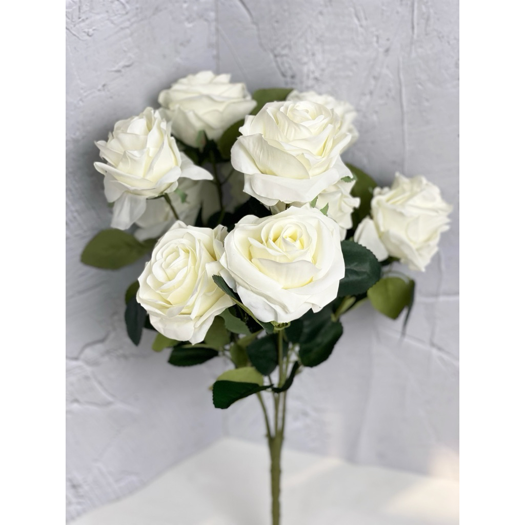 Bunga mawar buket palsu hias dekorasi hiasan wisuda panggung pernikahan lamaran seserahan hantaran