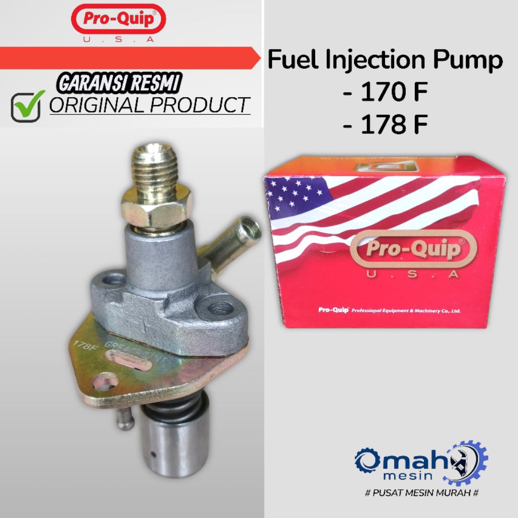 Fuel Injection Pump 170F 178F Merk PRO-QUIP / Bosh Pump 170F 178F / Pompa Solar Mesin Diesel 170F 17