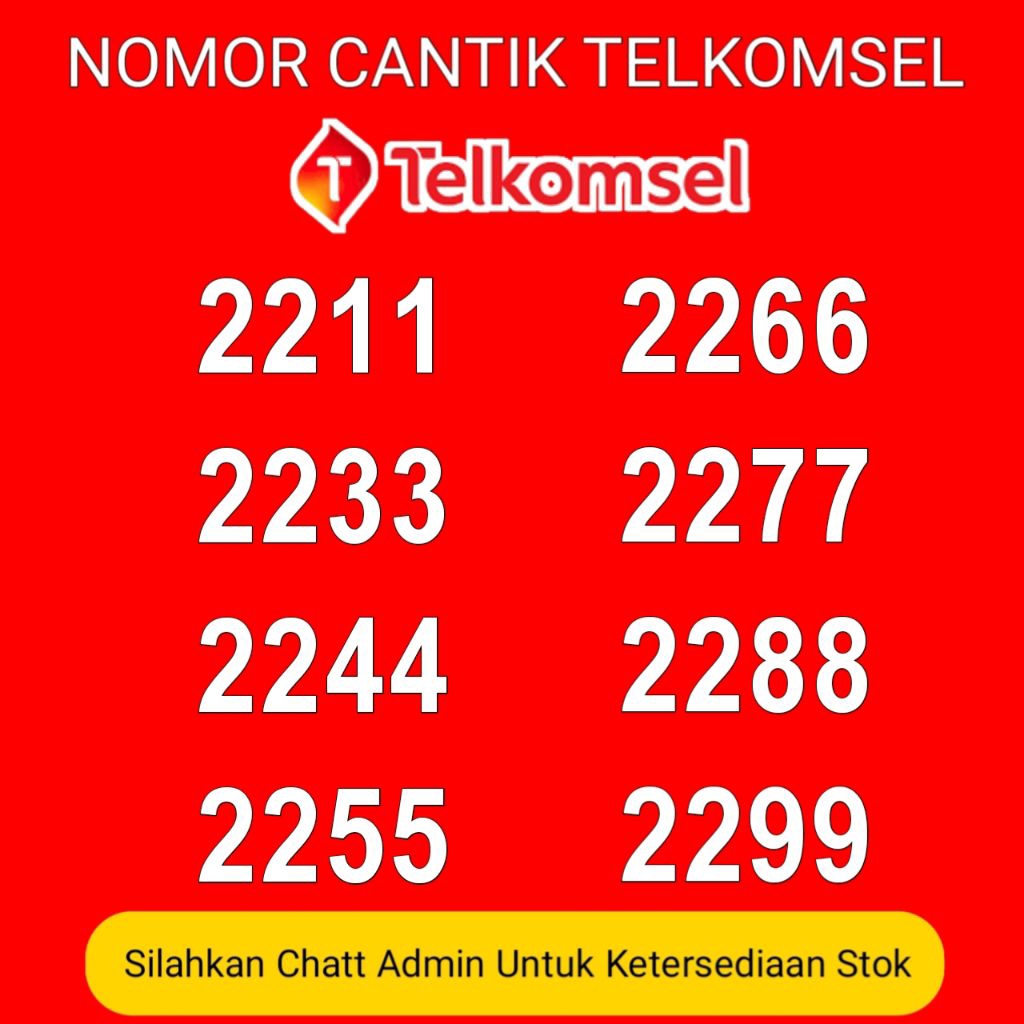 couple nomor cantik telkomsel simpati 4g lte 2211 2233 2244 2255 2266 2277 2288 2299