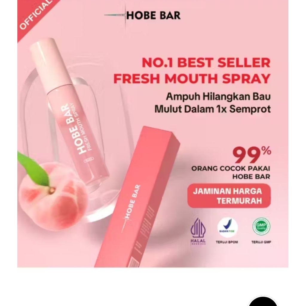 PARFUM MULUT PENGHARUM MULUT DAN PENYEGAR MULUT HOBE BAR