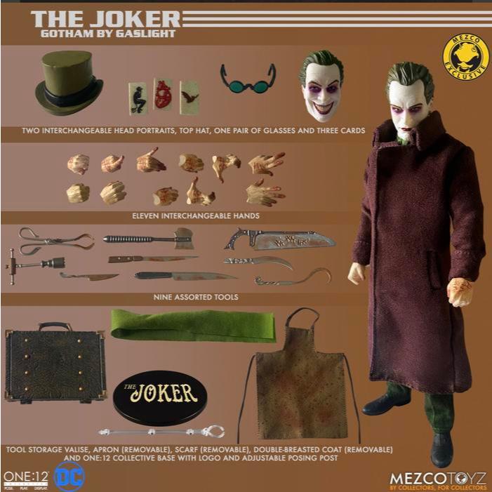 Mezco One:12 The Joker Gotham by Gaslight - Deluxe Edition