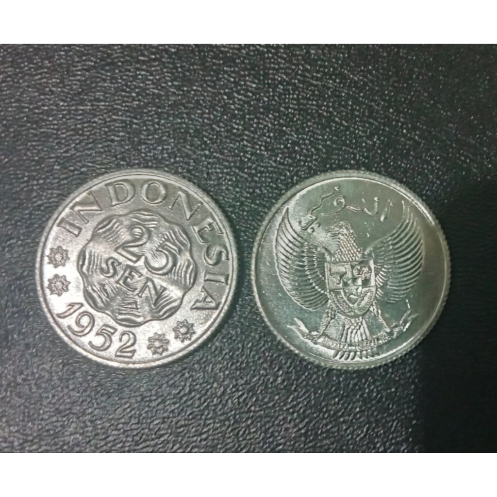 Uang Kuno 25 Sen Th.1952