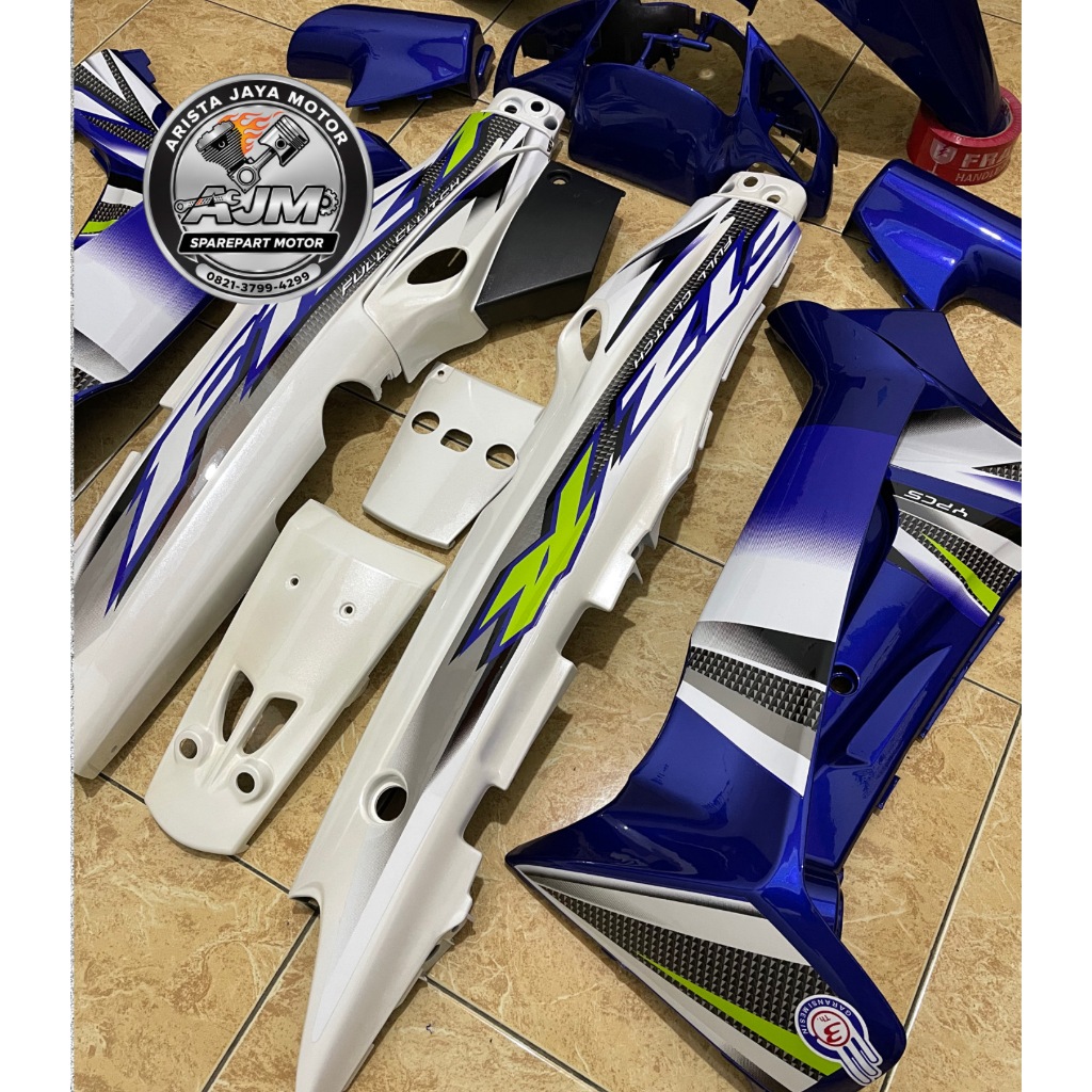 Body Fizr Full Set Cover Body Fizr Full Set Biru Putih